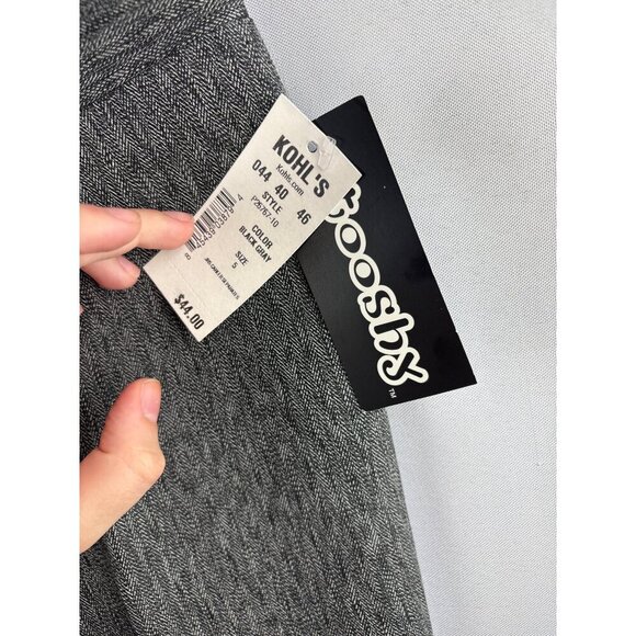 Stooshy Womens Herringbone Gray Dress Pants Size 5 Polyester/Rayon/Spandex - Picture 4 of 8